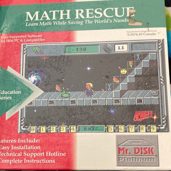 Math Rescue Software Box - Picture 1 of 2